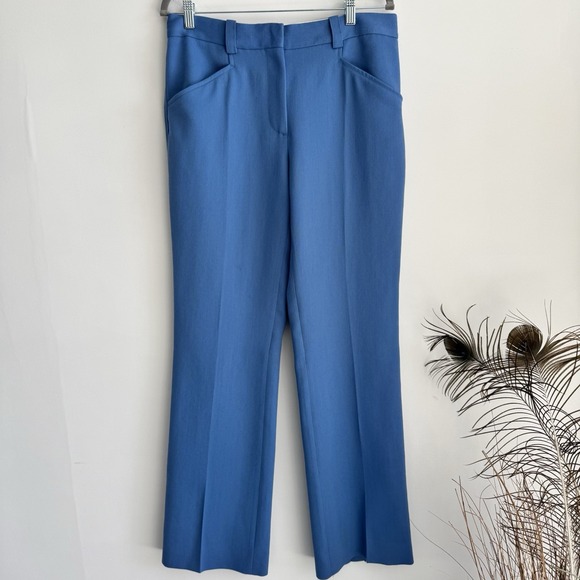Victoria Beckham 100% Virgin Wool Tailored Dress Pants Blue -Women's‎ Size 8 US - Picture 1 of 11